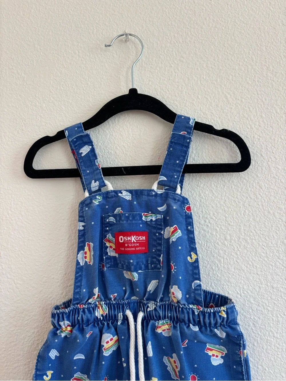 vintage oshkosh overalls sailor print size 24 months/2T